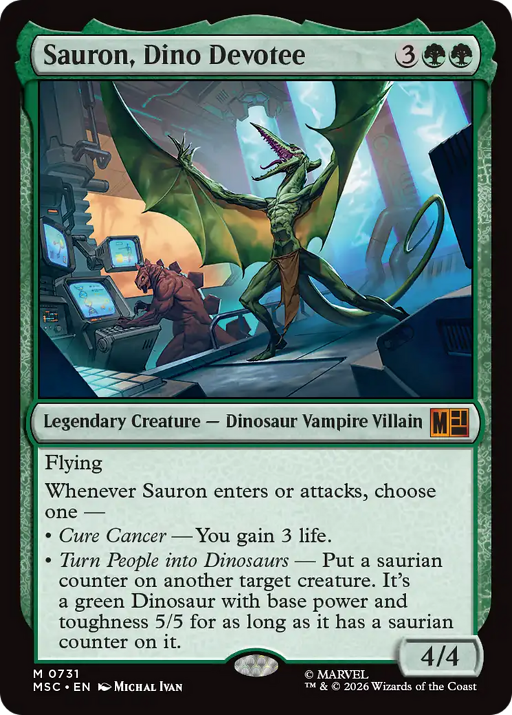 Sauron, Dino Devoteee [Marvel Super Heroes Commander] | Exor Games Summserside