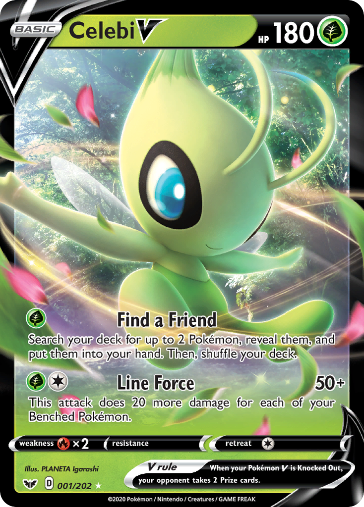 Celebi V (001/202) [Sword & Shield: Base Set] | Exor Games Summserside