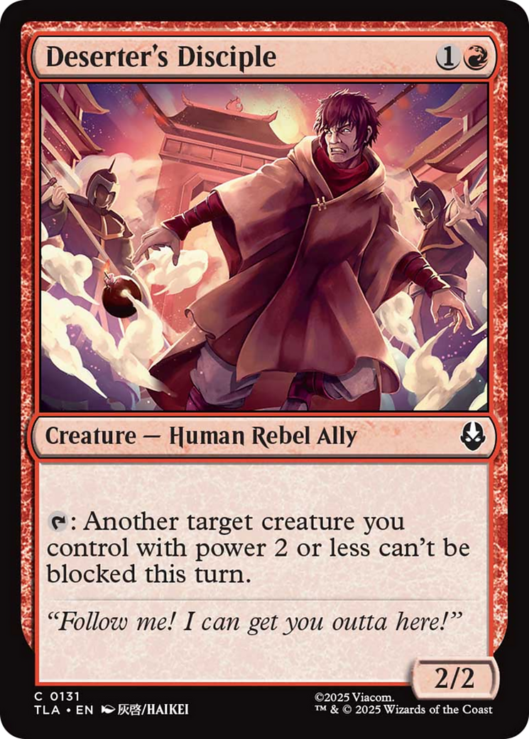 Deserter's Disciple [Avatar: The Last Airbender] | Exor Games Summserside