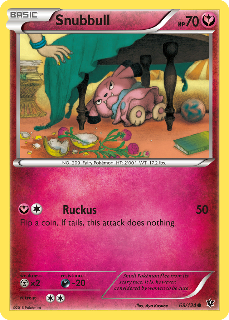 Snubbull (68/124) [XY: Fates Collide] | Exor Games Summserside