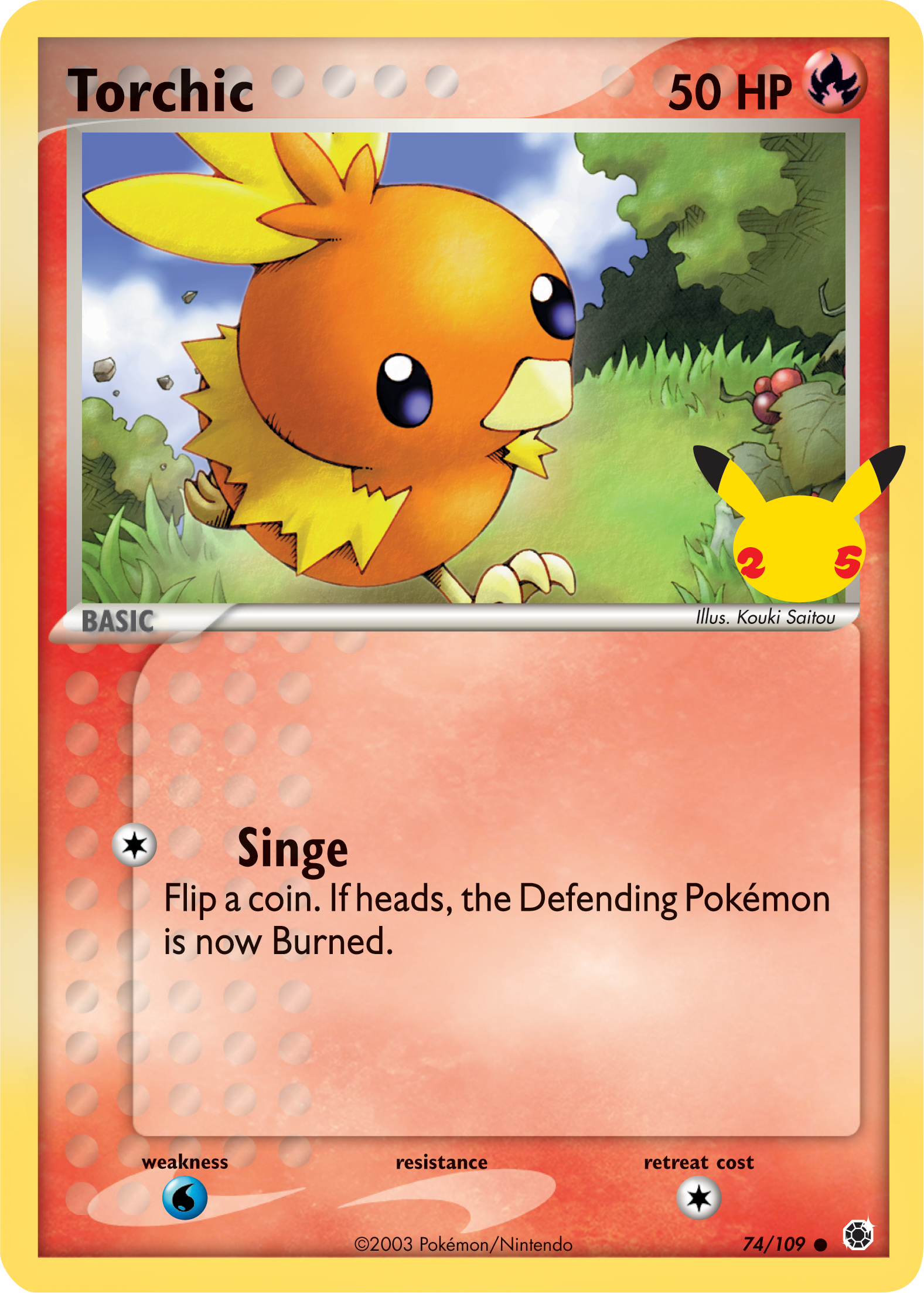 Torchic (74/109) (Jumbo Card) [First Partner Pack] | Exor Games Summserside