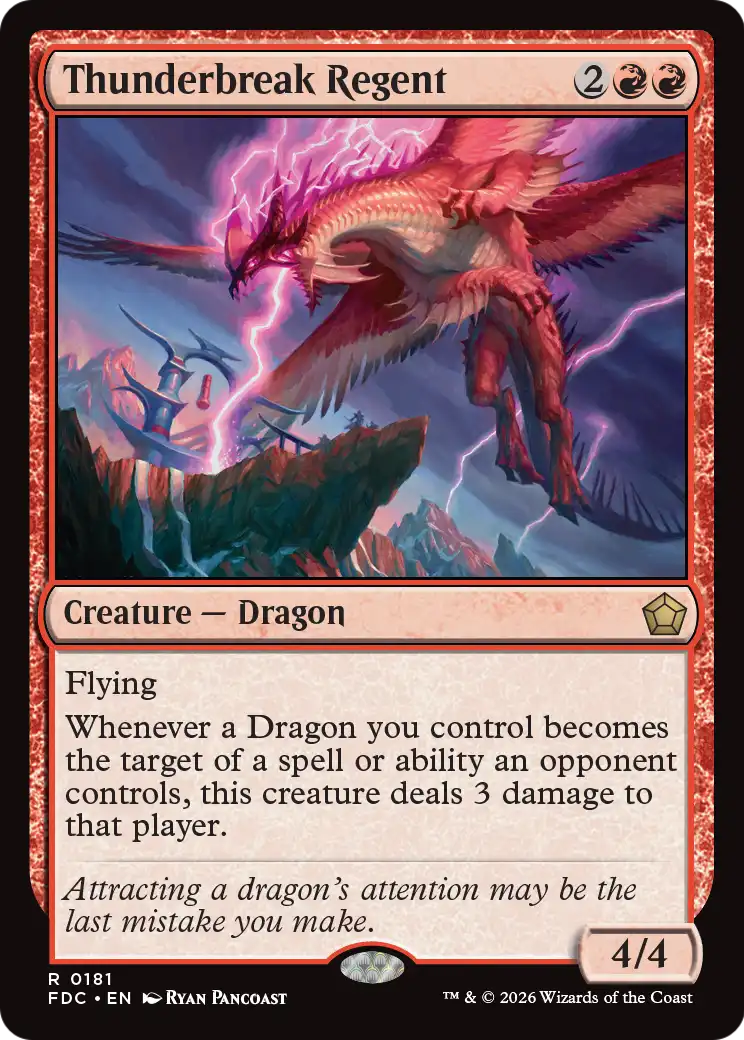 Thunderbreak Regent [Foundations Commander] | Exor Games Summserside