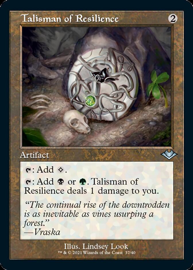 Talisman of Resilience (Retro Foil Etched) [Modern Horizons] | Exor Games Summserside