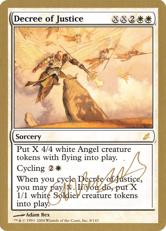 Decree of Justice (Gabriel Nassif) [World Championship Decks 2004] | Exor Games Summserside