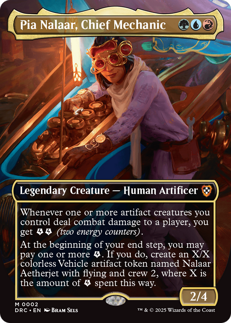 Pia Nalaar, Chief Mechanic (Borderless) [Aetherdrift Commander] | Exor Games Summserside