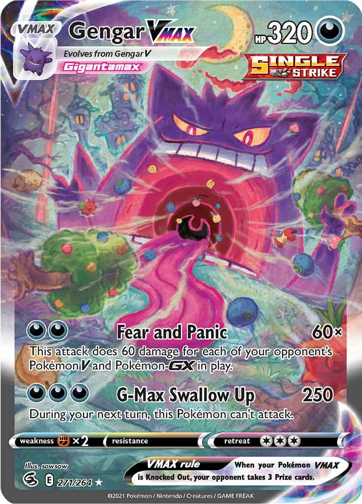 Gengar VMAX (271/264) [Sword & Shield: Fusion Strike] | Exor Games Summserside