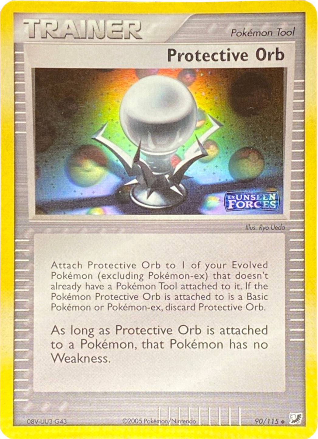 Protective Orb (90/115) (Stamped) [EX: Unseen Forces] | Exor Games Summserside