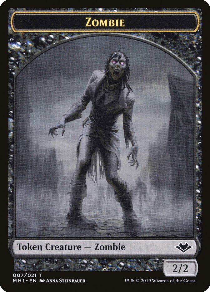 Zombie (007) // Myr (019) Double-Sided Token [Modern Horizons Tokens] | Exor Games Summserside