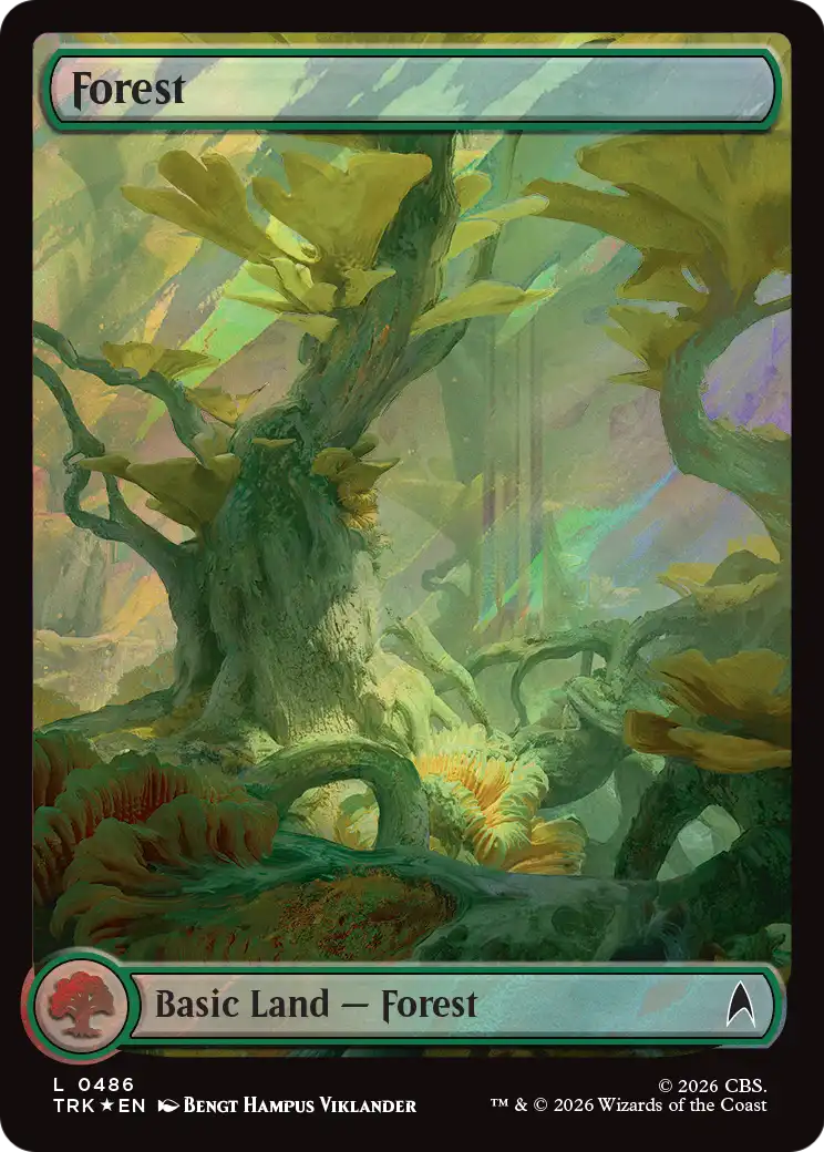 Forest (0486) (Surge Foil) [Star Trek] | Exor Games Summserside