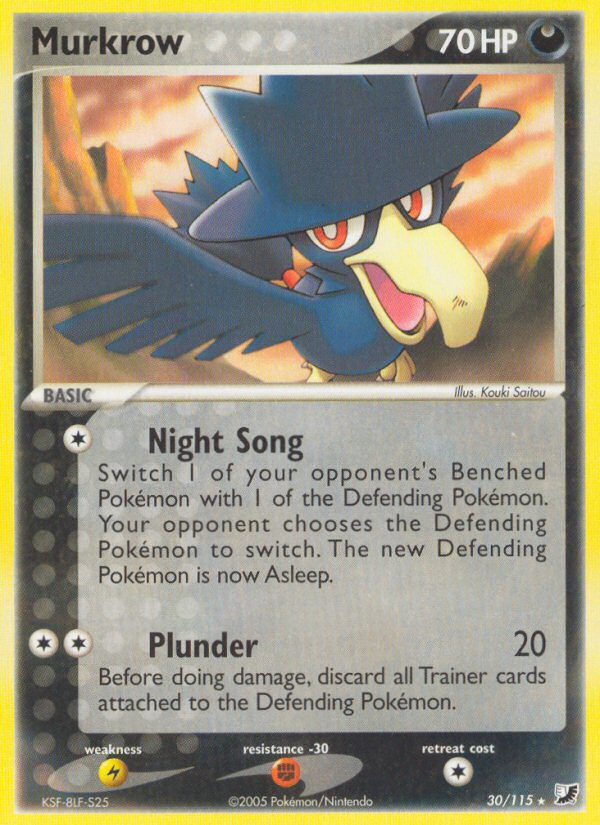 Murkrow (30/115) [EX: Unseen Forces] | Exor Games Summserside