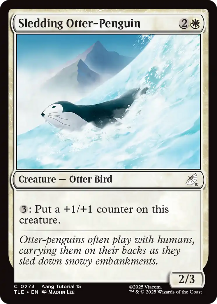 Sledding Otter-Penguin (0273) [Avatar: The Last Airbender: Eternal-Legal] | Exor Games Summserside