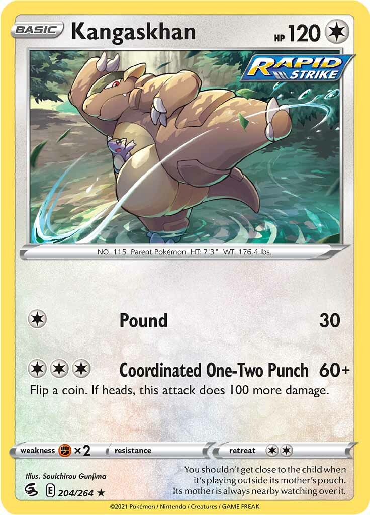 Kangaskhan (204/264) [Sword & Shield: Fusion Strike] | Exor Games Summserside