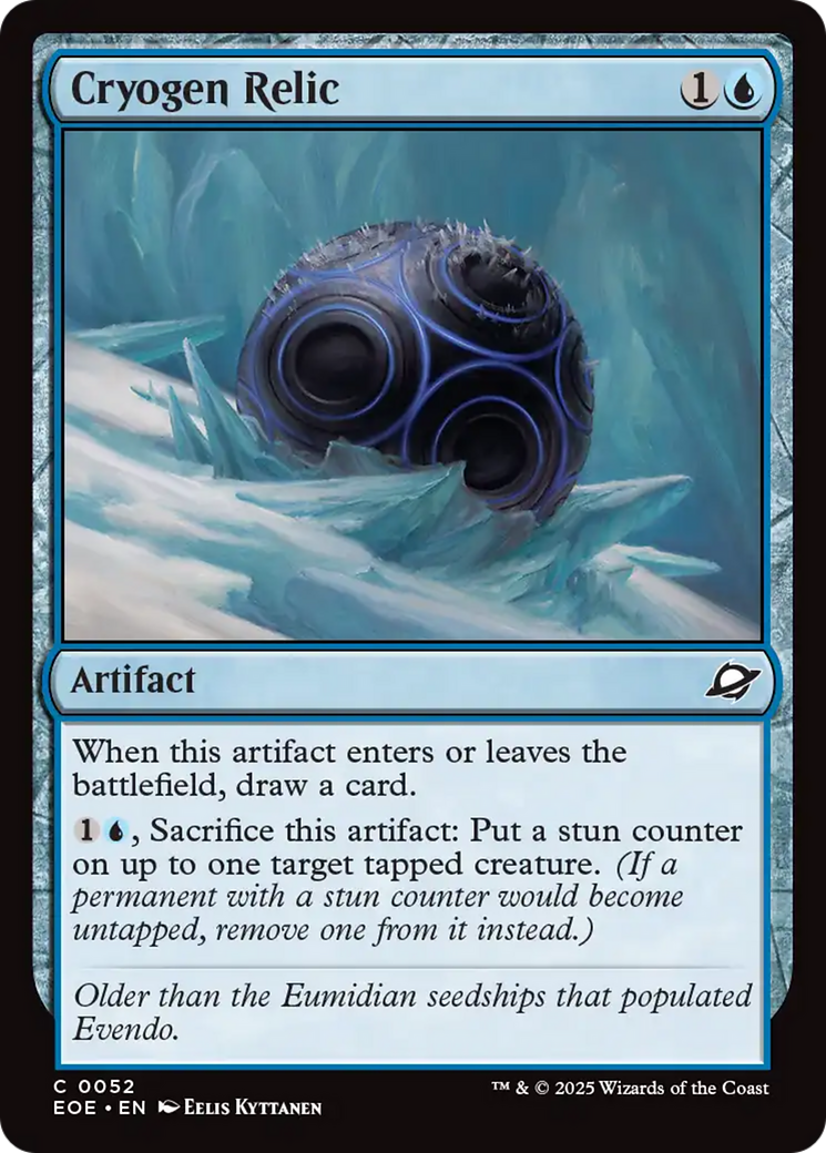 Cryogen Relic [Edge of Eternities] | Exor Games Summserside