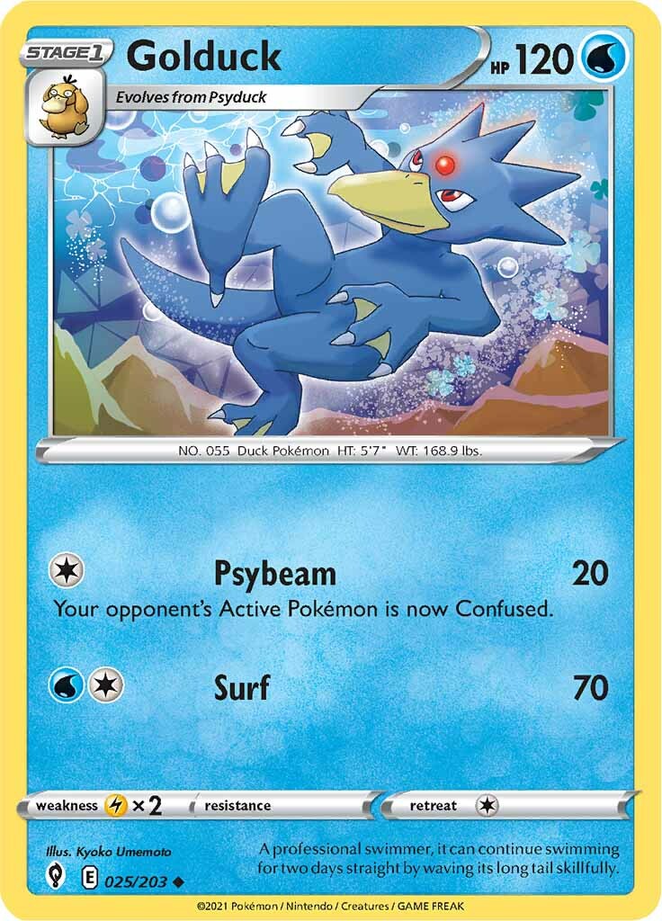 Golduck (025/203) [Sword & Shield: Evolving Skies] | Exor Games Summserside