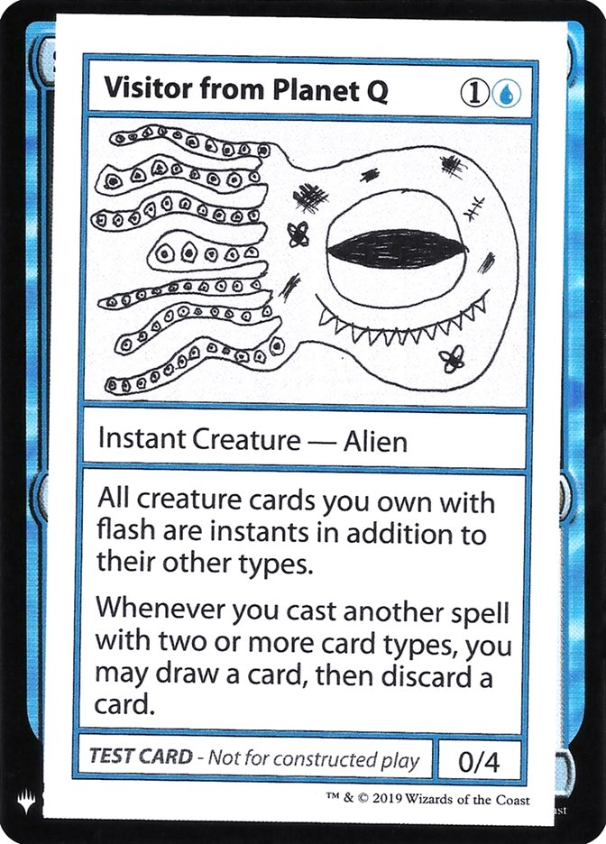 Visitor from Planet Q [Mystery Booster Playtest Cards] | Exor Games Summserside