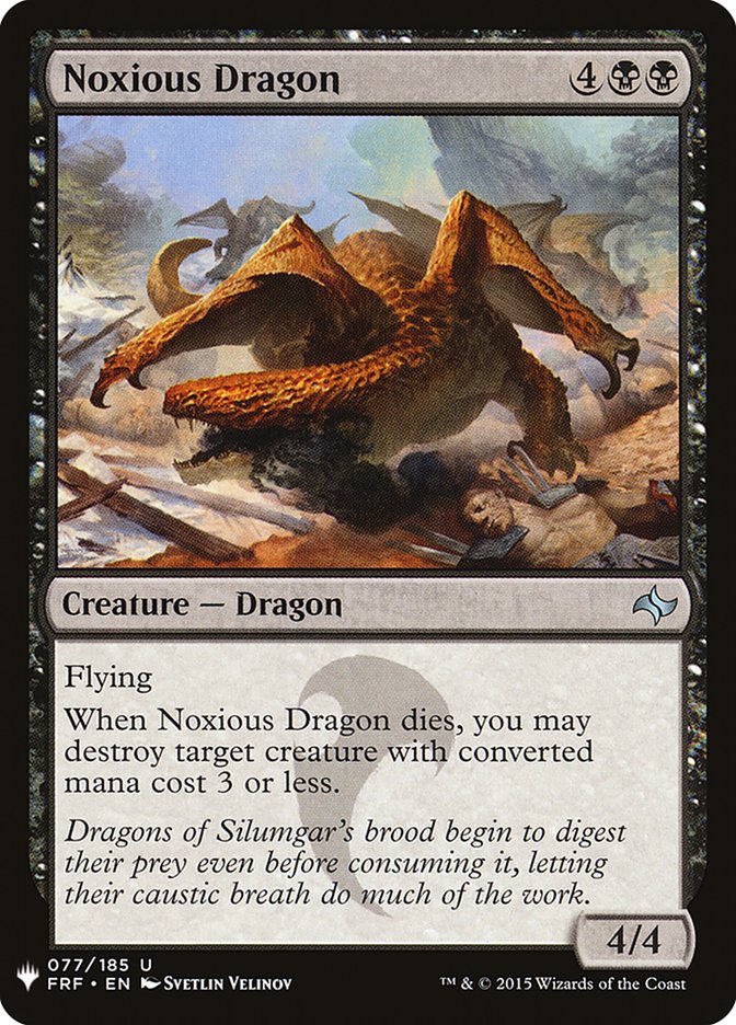 Noxious Dragon [Mystery Booster] | Exor Games Summserside