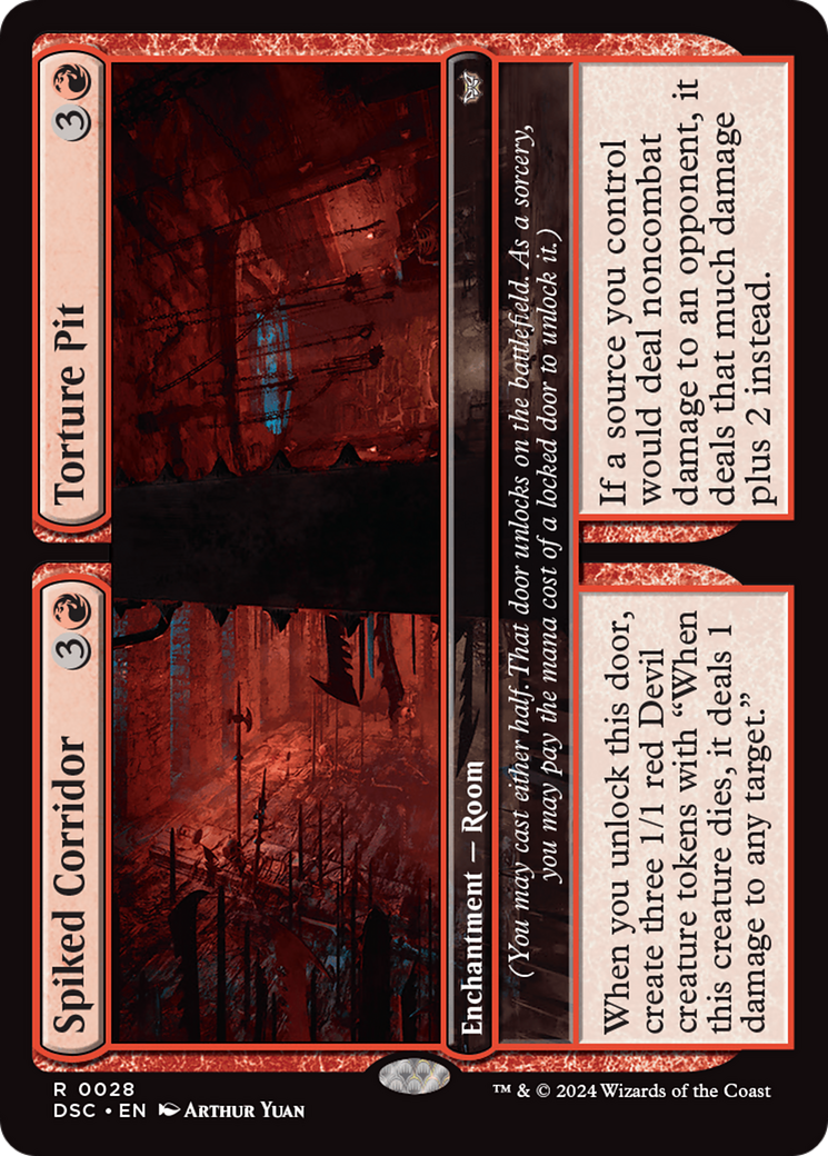 Spiked Corridor // Torture Pit [Duskmourn: House of Horror Commander] | Exor Games Summserside