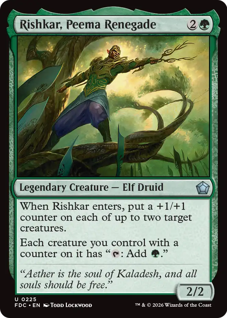 Rishkar, Peema Renegade [Foundations Commander] | Exor Games Summserside