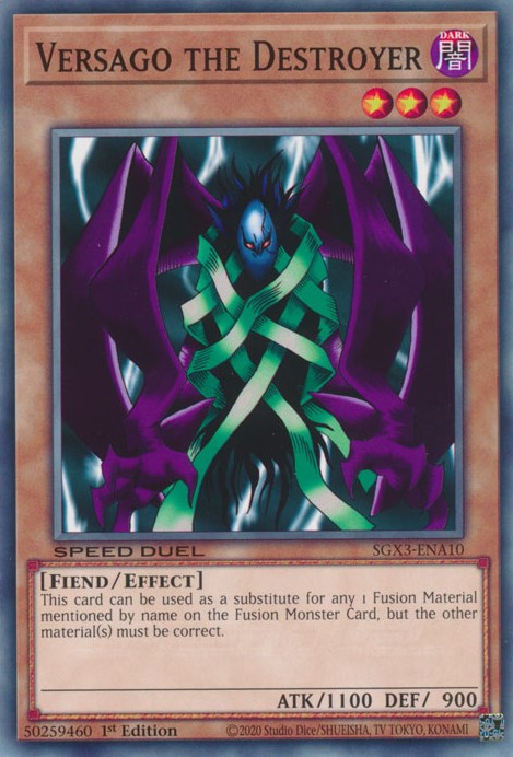 Versago the Destroyer [SGX3-ENA10] Common | Exor Games Summserside
