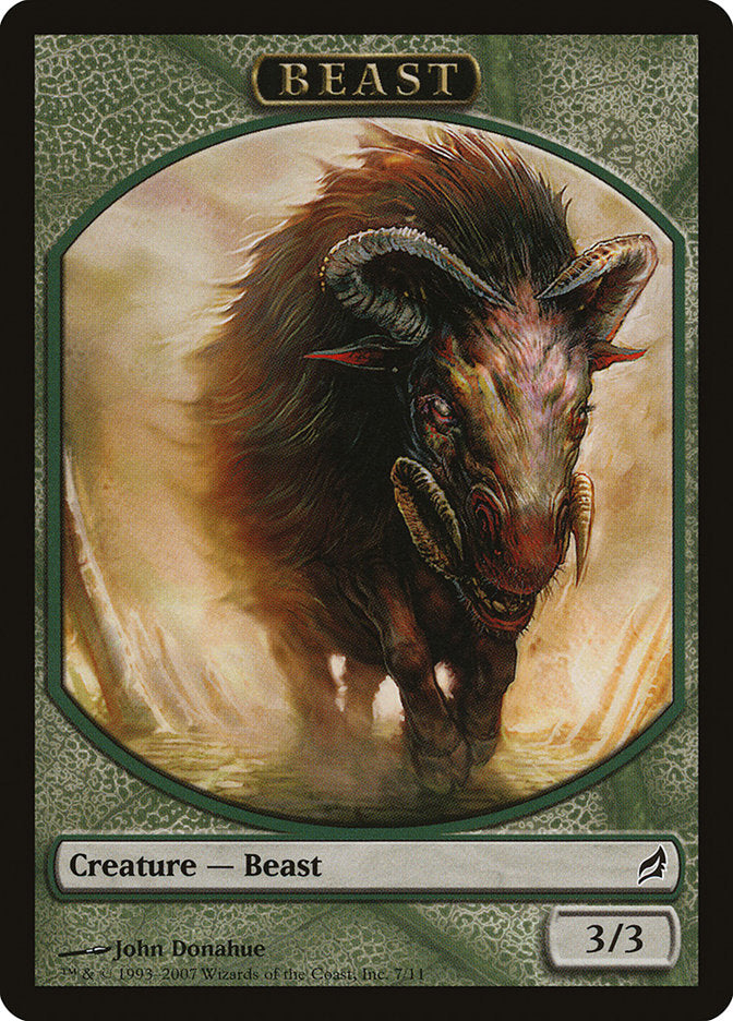 Beast Token [Lorwyn Tokens] | Exor Games Summserside