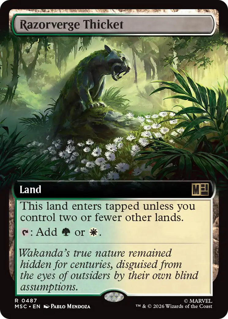 Razorverge Thicket (Extended Art) [Marvel Super Heroes Commander] | Exor Games Summserside
