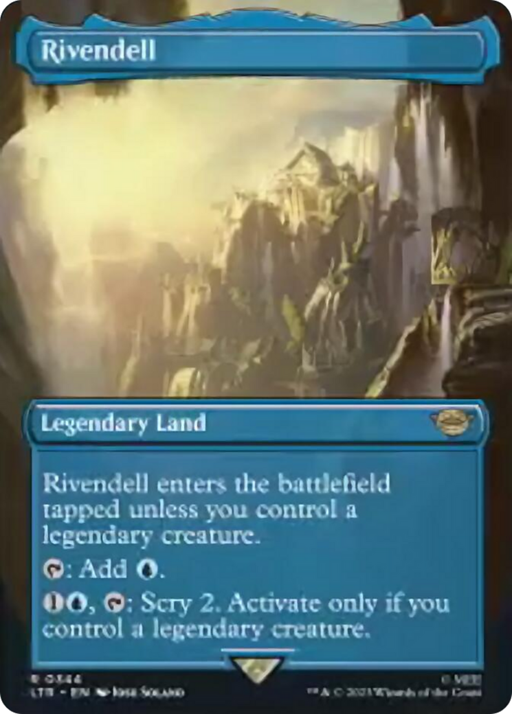 Rivendell (Borderless Alternate Art) [The Lord of the Rings: Tales of Middle-Earth] | Exor Games Summserside