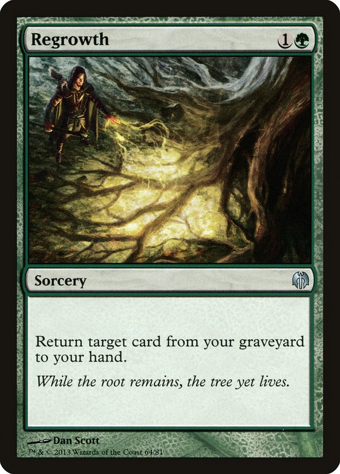 Regrowth [Duel Decks: Heroes vs. Monsters] | Exor Games Summserside