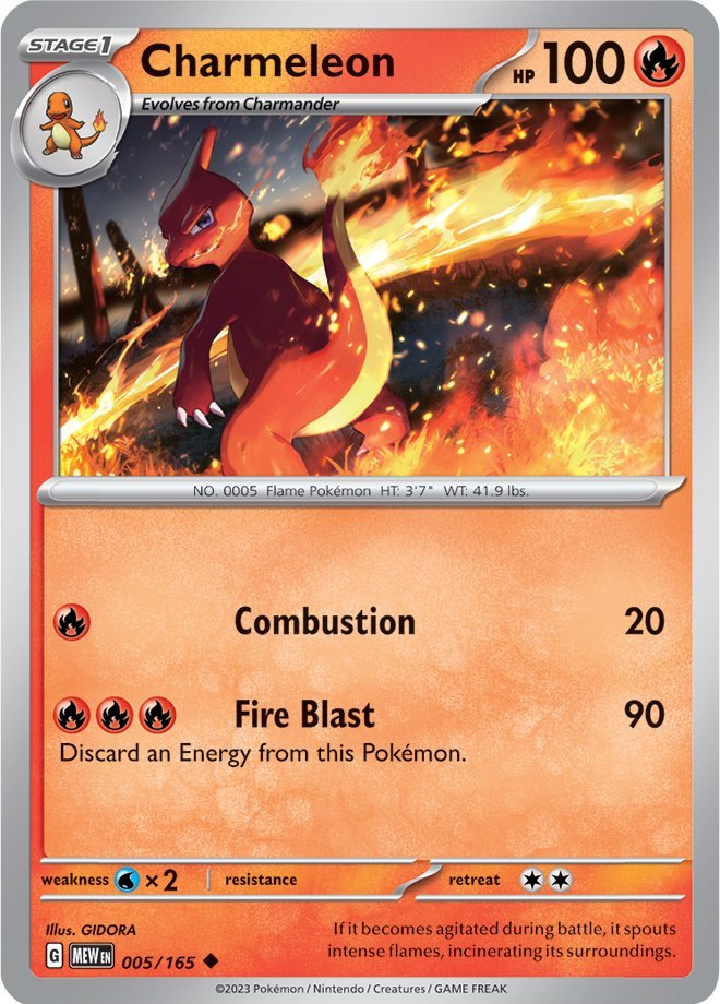 Charmeleon (005/165) [Scarlet & Violet: 151] | Exor Games Summserside