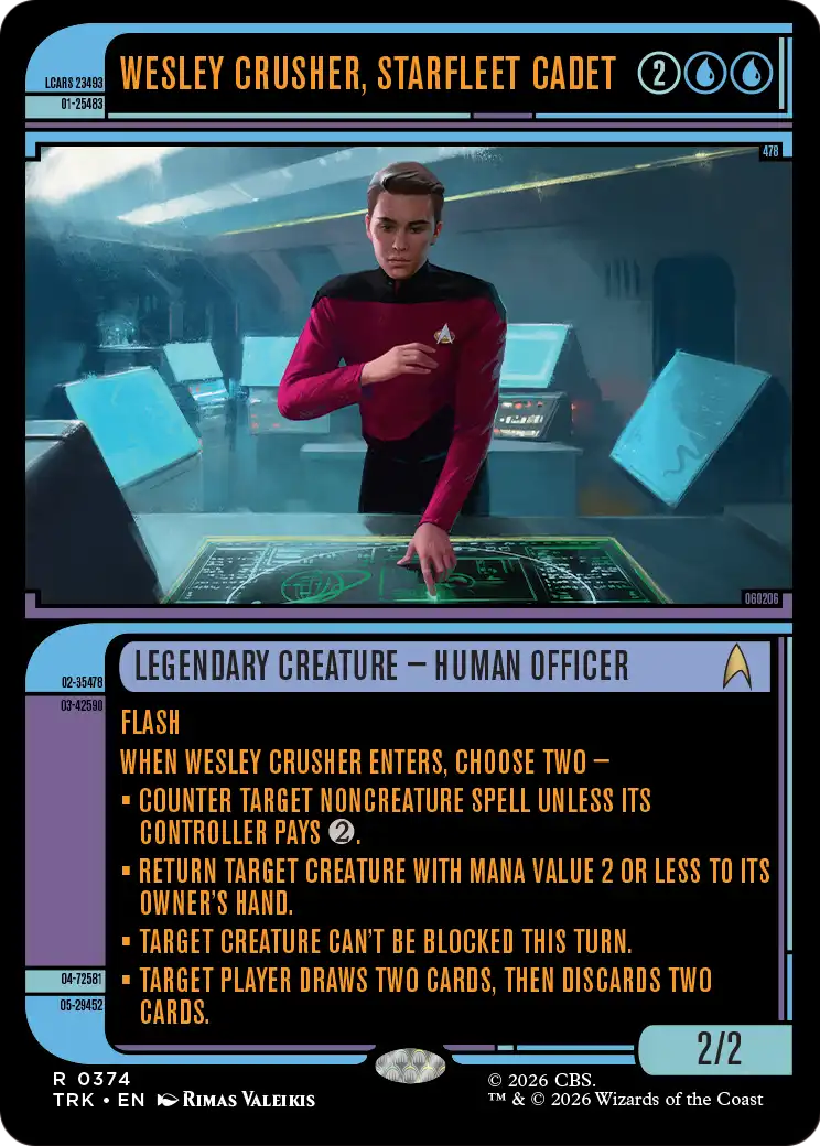 Wesley Crusher, Starfleet Cadet (Showcase) [Star Trek] | Exor Games Summserside