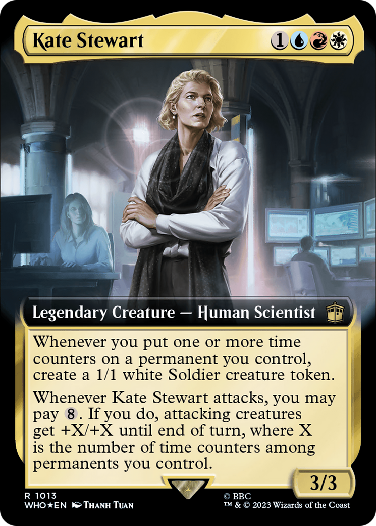 Kate Stewart (Extended Art) (Surge Foil) [Doctor Who] | Exor Games Summserside