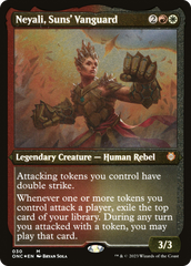 Neyali, Suns' Vanguard (Foil Etched) (Display Commander) [Phyrexia: All Will Be One Commander] | Exor Games Summserside