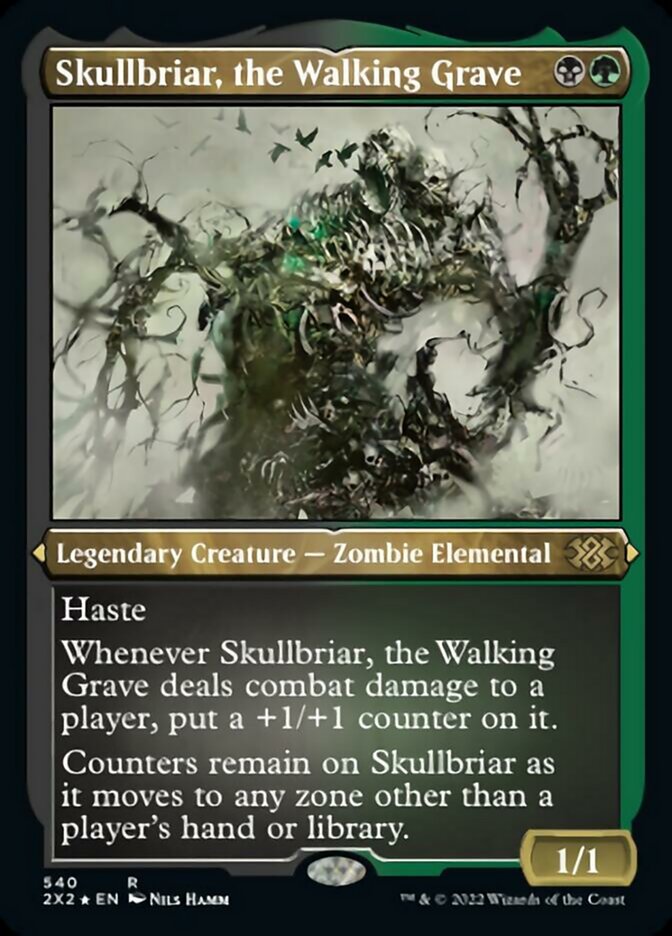 Skullbriar, the Walking Grave (Foil Etched) [Double Masters 2022] | Exor Games Summserside