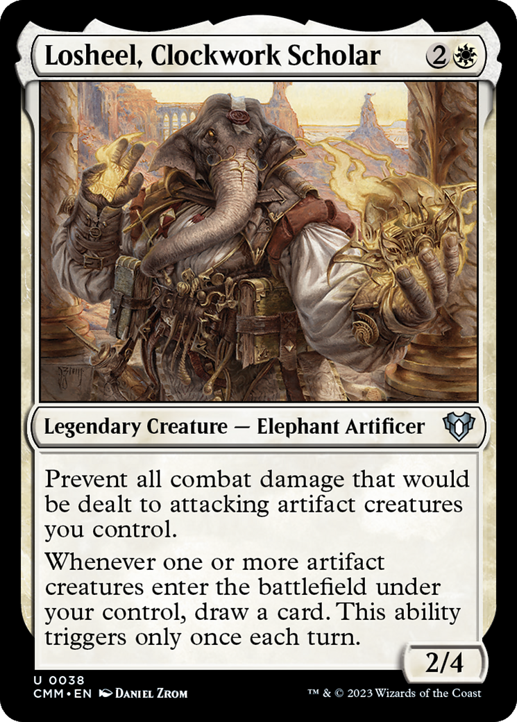 Losheel, Clockwork Scholar [Commander Masters] | Exor Games Summserside