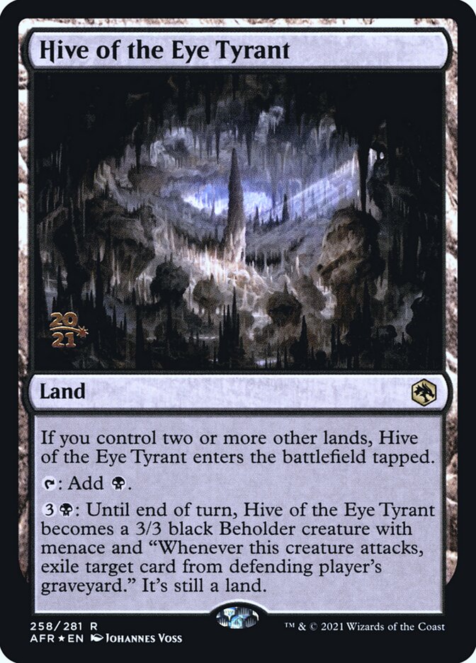 Hive of the Eye Tyrant [Dungeons & Dragons: Adventures in the Forgotten Realms Prerelease Promos] | Exor Games Summserside