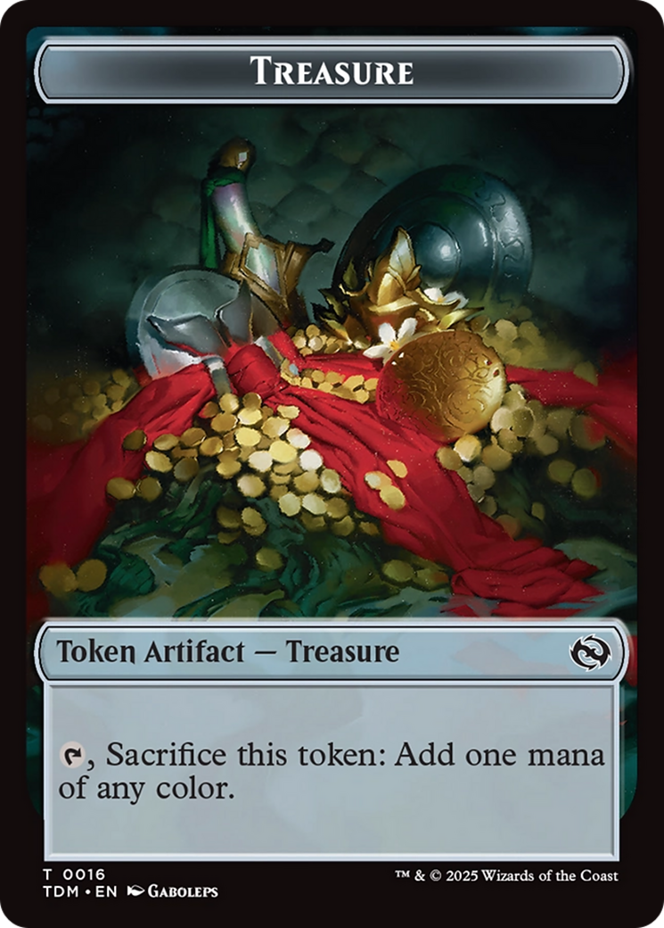 First Mate Ragavan // Treasure Double-Sided Token [Tarkir: Dragonstorm Commander Tokens] | Exor Games Summserside
