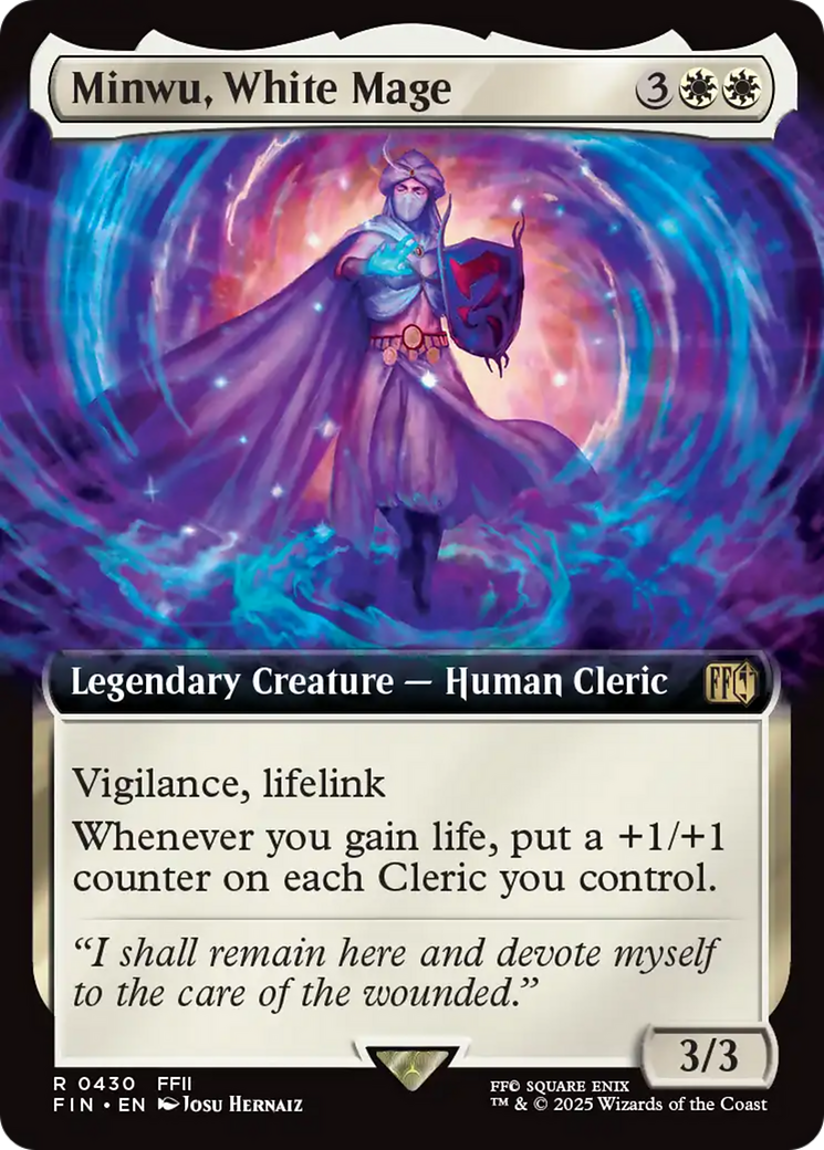 Minwu, White Mage (Extended Art) [FINAL FANTASY] | Exor Games Summserside