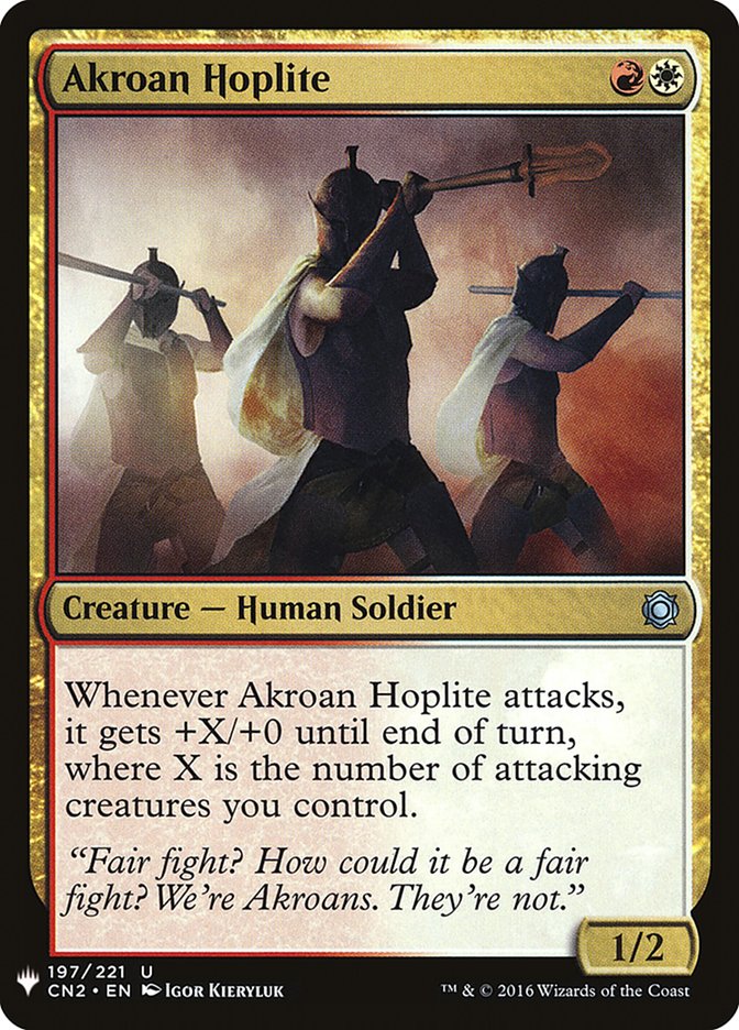 Akroan Hoplite [Mystery Booster] | Exor Games Summserside