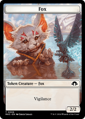 Phyrexian Germ // Fox Double-Sided Token [Modern Horizons 3 Tokens] | Exor Games Summserside