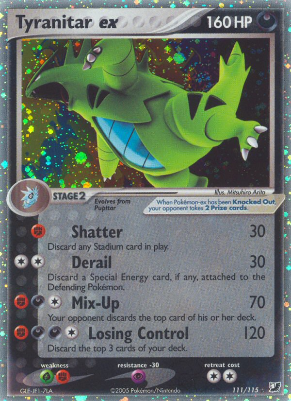 Tyranitar ex (111/115) [EX: Unseen Forces] | Exor Games Summserside