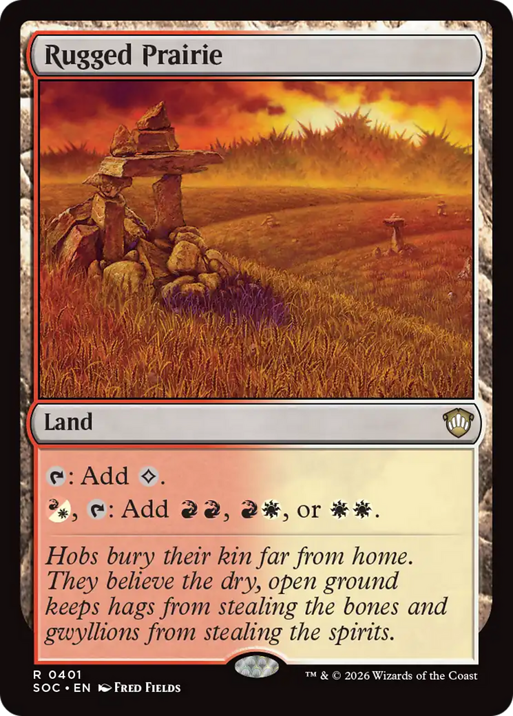 Rugged Prairie [Secrets of Strixhaven Commander] | Exor Games Summserside