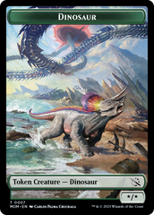 Treasure (21) // Dinosaur Double-Sided Token [March of the Machine Tokens] | Exor Games Summserside