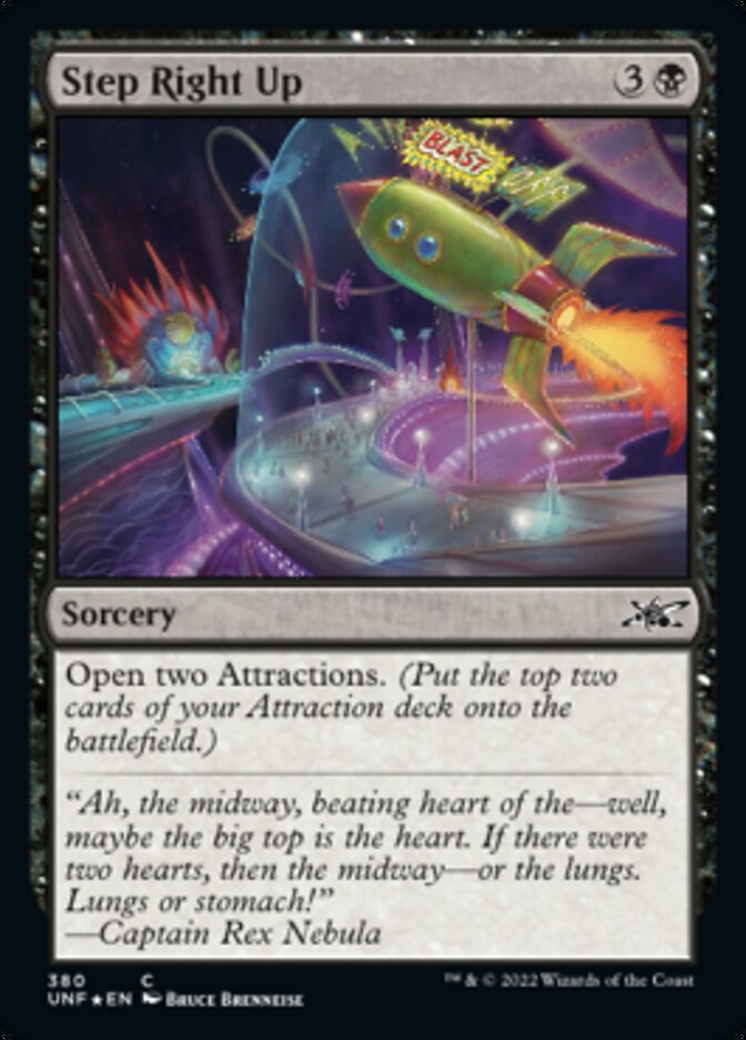 Step Right Up (Galaxy Foil) [Unfinity] | Exor Games Summserside