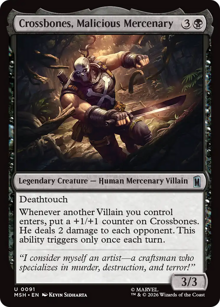 Crossbones, Malicious Mercenary [Marvel Super Heroes] | Exor Games Summserside