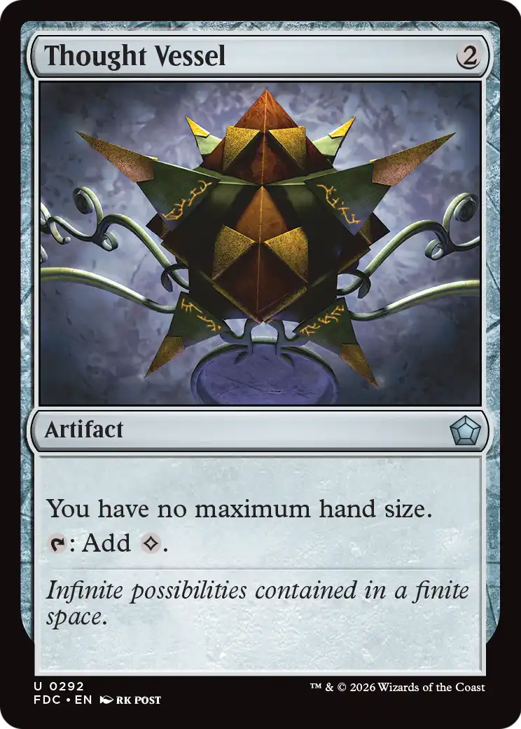 Thought Vessel [Foundations Commander] | Exor Games Summserside