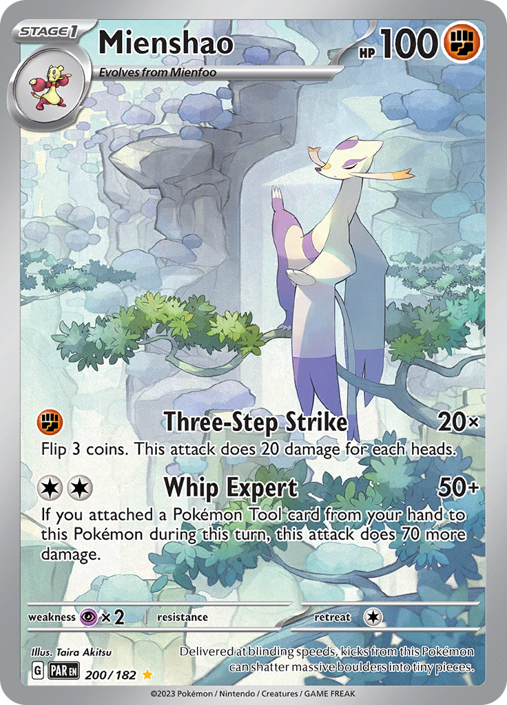 Mienshao (200/182) [Scarlet & Violet: Paradox Rift] | Exor Games Summserside
