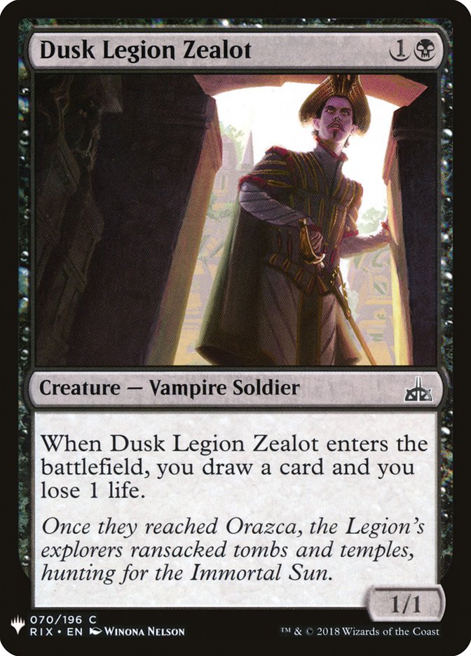 Dusk Legion Zealot [Mystery Booster] | Exor Games Summserside