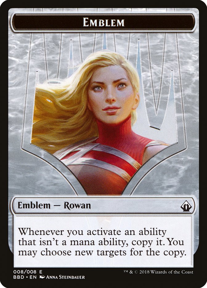 Rowan Kenrith Emblem [Battlebond Tokens] | Exor Games Summserside