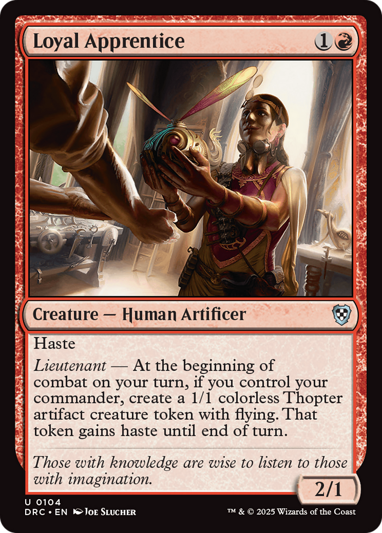 Loyal Apprentice [Aetherdrift Commander] | Exor Games Summserside