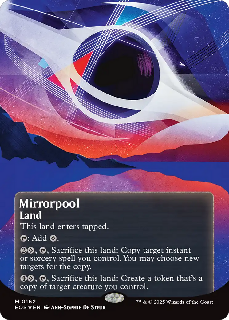 Mirrorpool (0162) (Borderless) (Galaxy Foil) [Edge of Eternities: Stellar Sights] | Exor Games Summserside