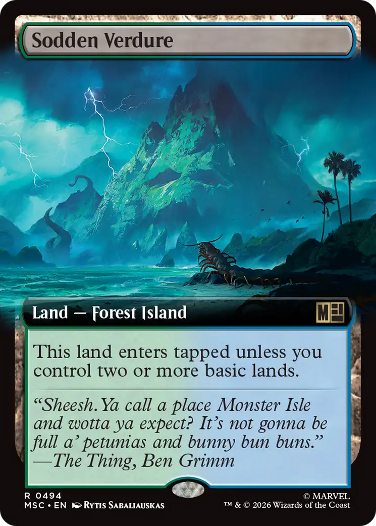 Sodden Verdure (Extended Art) [Marvel Super Heroes Commander] | Exor Games Summserside